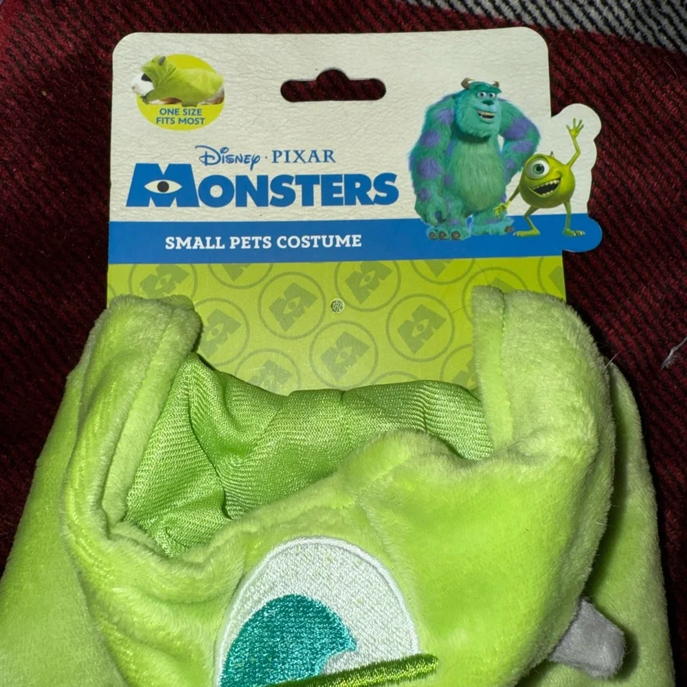 Disney Monsters Inc. Lime Green Small Pet Outfit